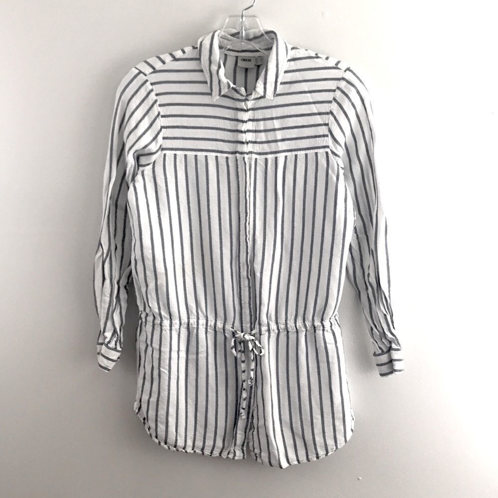 ASOS drop waist tunic shirt
